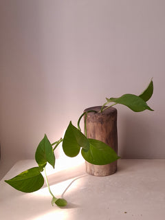 Rubble Vase III, Handmade Burnished Stoneware Vase