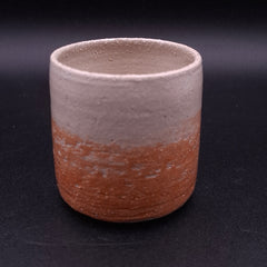 Handmade Stackable Ceramic Cup – Citrus-Peel Texture, 250 ml