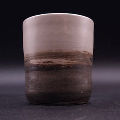 200 ml Handmade Stoneware Cup, Ombre Iron Oxide | LELEK