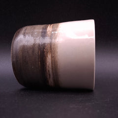200 ml Handmade Stoneware Cup, Ombre Iron Oxide | LELEK