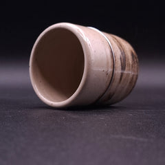 250 ml Handmade Stoneware Mug, Iron Oxide & Steel Wire | LELEK
