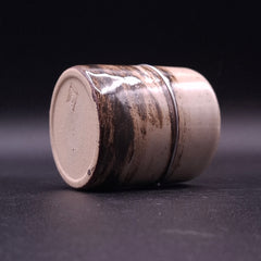 250 ml Handmade Stoneware Mug, Iron Oxide & Steel Wire | LELEK