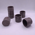 Anthracite Stoneware Cup, Steel Wire, 150 ml