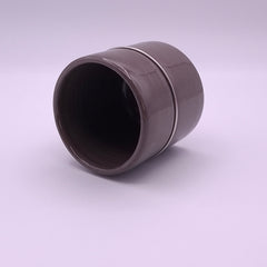 Anthracite Stoneware Cup, Steel Wire, 150 ml